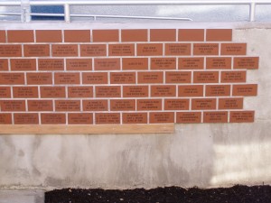 2013 HHCEF Memorial Brick Installation